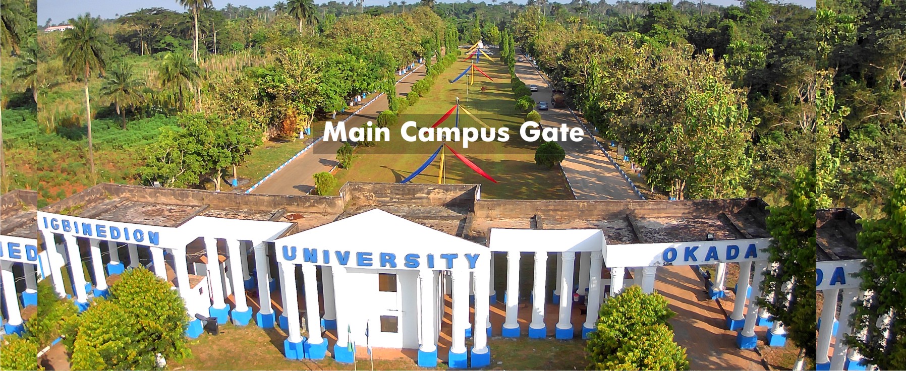 Entrance to Igbinedion University, Okada